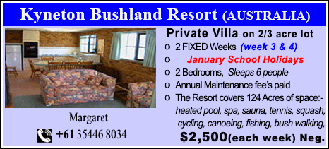 Kyneton Bushland Resort - $2500