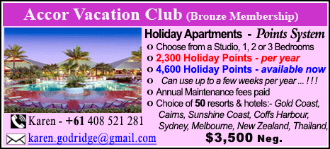 Accor Vacation Club - $3500