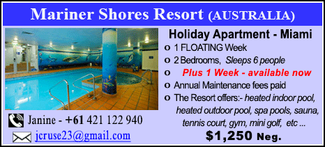 Mariner Shores Resort - $1250