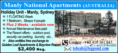 Manly National Apartments - $2400