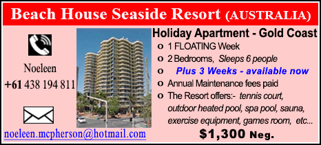 Beach House Seaside Resort - $1300