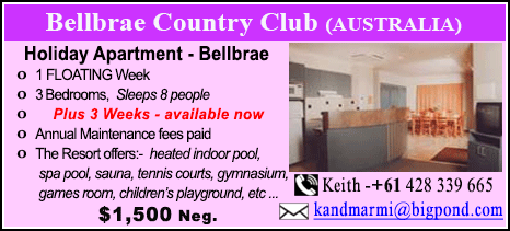 Bellbrae Country Club - $1500