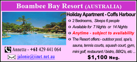 Boambee Bay Resort - $1100