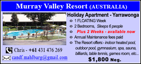 Murray Valley Resort - $1800