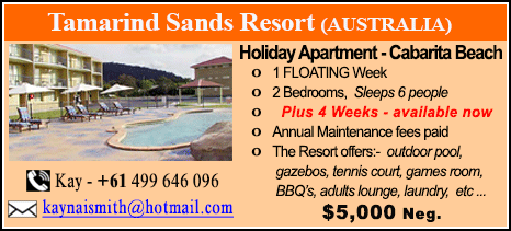 Tamarind Sands Resort - $5000