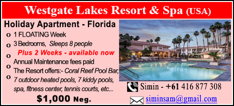 Westgate Lakes Resort & Spa - $1000