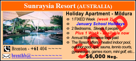Sunraysia Resort - $6000 - SOLD