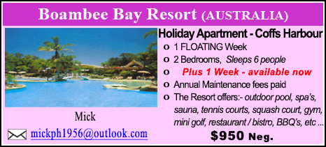Boambee Bay Resort - $950