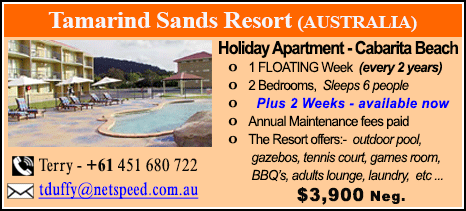 Tamarind Sands Resort - $3900