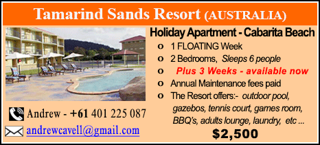 Tamarind Sands Resort - $2500