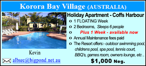Korora Bay Village - $1000