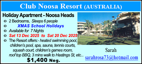 Club Noosa Resort - $1400