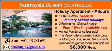 Sunraysia Resort - $6000