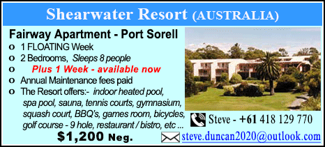Shearwater Resort - $1200