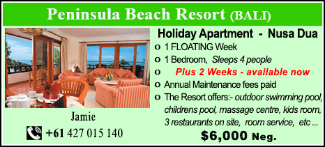 Peninsula Beach Resort - $6000