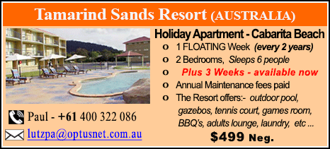 Tamarind Sands Resort - $499