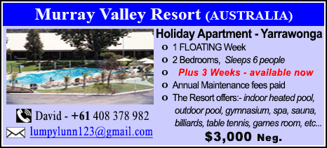 Murray Valley Resort - $3000
