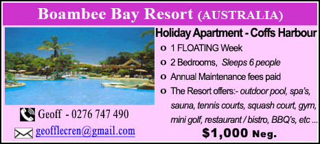 Boambee Bay Resort - $1000