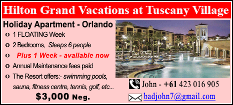 Hilton Grand Vacations Club at Tuscany Village - $3000
