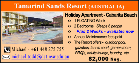 Tamarind Sands Resort - $2000