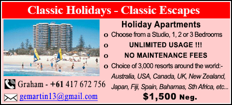 Classic Holidays - $1500