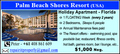 Palm Beach Shores Resort - $1000