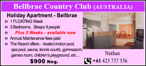 Bellbrae Country Club - $900