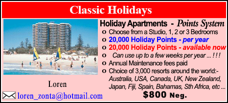 Classic Holidays - $800