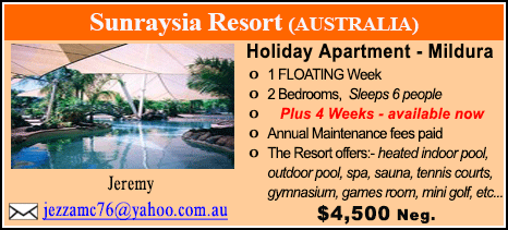 Sunraysia Resort - $4500