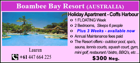 Boambee Bay Resort - $500