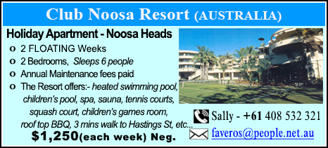 Club Noosa Resort - $1250