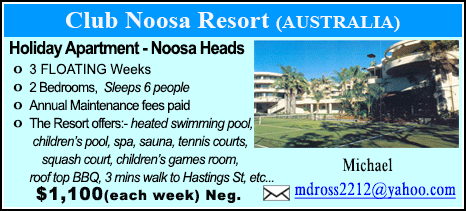 Club Noosa Resort - $1100