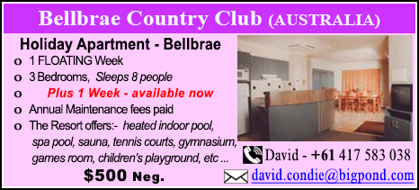 Bellbrae Country Club - $500