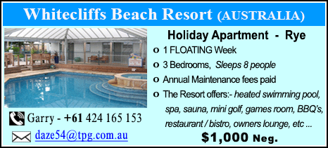 Whitecliffs Beach Resort - $1000