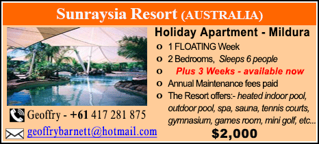 Sunraysia Resort - $2000