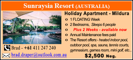 Sunraysia Resort - $2500