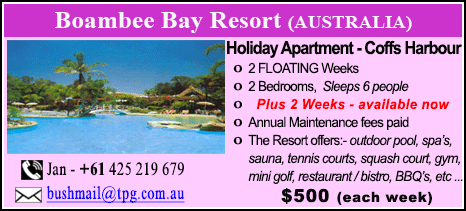 Boambee Bay Resort - $500