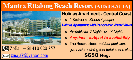 Mantra Ettalong Beach - $650