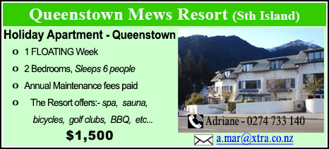 Queenstown Mews Resort - $1500