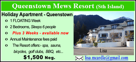 Queenstown Mews Resort - $1500